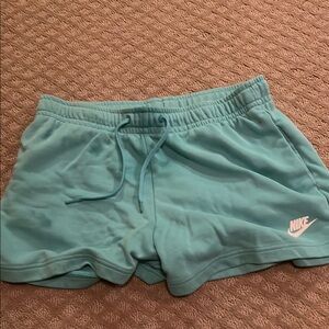 Nike Teal Athletic Sweat Shorts Lightweight